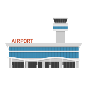 Airport Free PNG Illustration