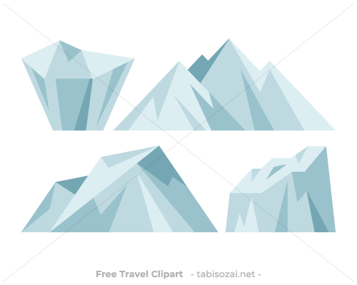 Iceberg(Arctic & Antarctica) clipart