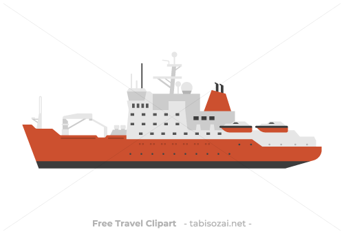 Icebreaker(Arctic & Antarctica) clipart