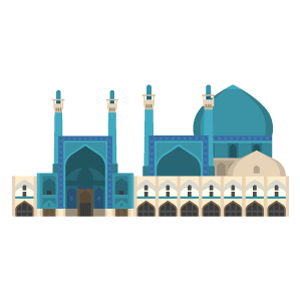 Shah Mosque Free PNG Illustration