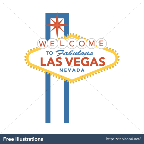 Las Vegas sign Free Illustration