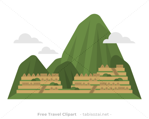 Machu Picchu(Peru) clipart