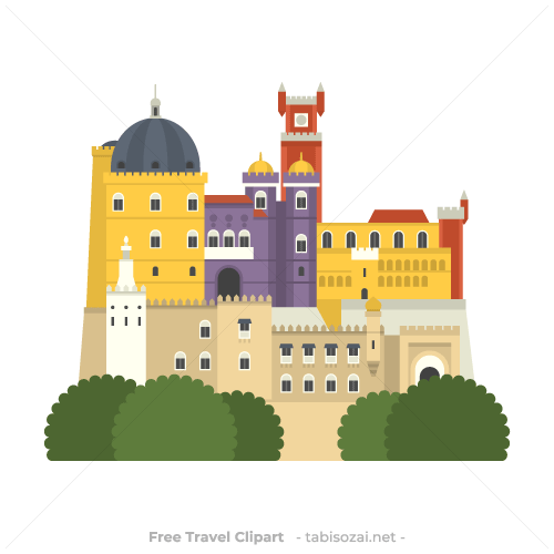 Pena Palace (Palácio da Pena)(Portugal) clipart