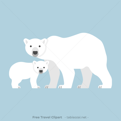 Polar bear(Arctic & Antarctica) clipart