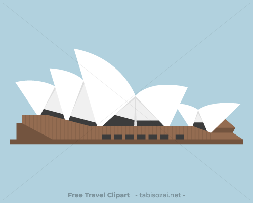 Sydney Opera House(Australia) clipart