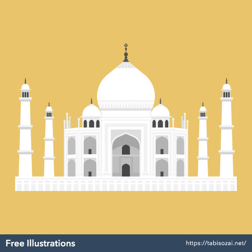 Taj Mahal Free Illustration