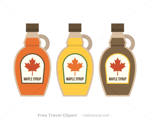 Maple syrup(Canada) clipart