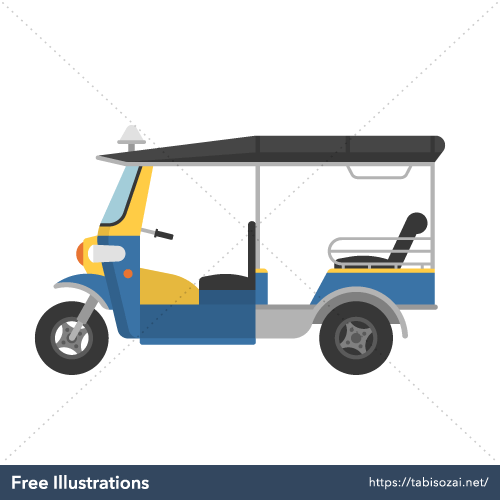 Tuk tuk Free Illustration