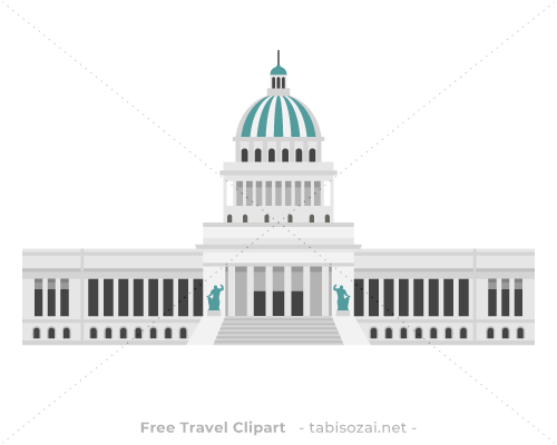 カピトリオ(キューバ)のイラスト素材