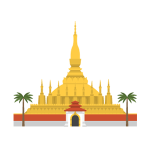 Pha That Luang Free PNG Illustration
