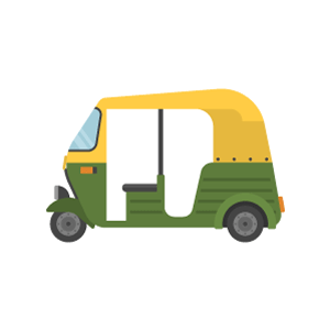 Auto rickshaw Free PNG Illustration