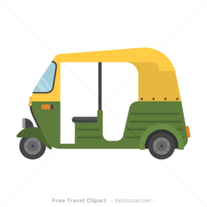 Auto Rickshaw Free PNG Clipart