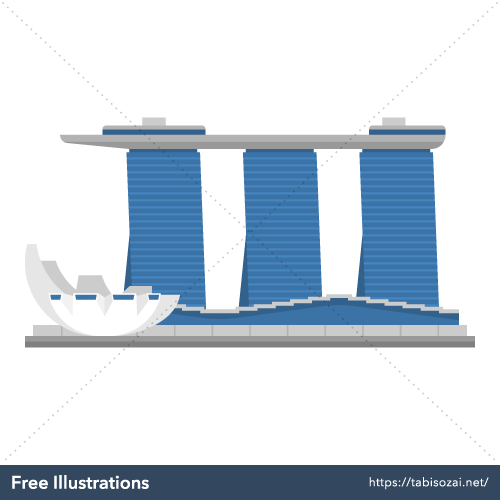 Marina Bay Sands Free Illustration