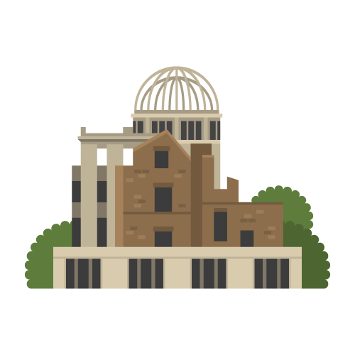 Hiroshima Peace Memorial(Japan) clipart