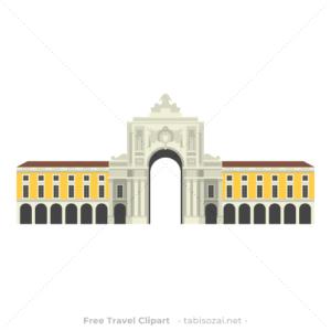 Praça do Comércio Free PNG Clipart