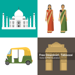 India Free Vector Illustration