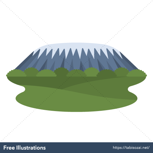 Mount Kilimanjaro Free Illustration