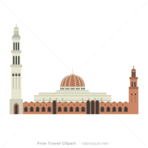 Sultan Qaboos Grand Mosque Free PNG Clipart