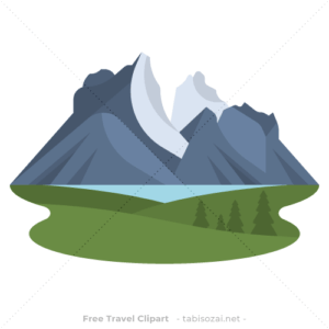 トーレス・デル・パイネ国立公園の無料イラスト素材