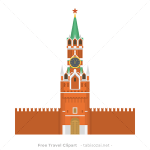 クレムリンの無料イラスト素材