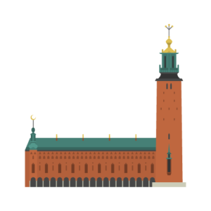 Stockholm City Hall Free PNG Illustration
