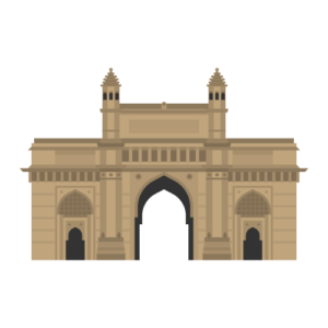 Gateway of India Free PNG Illustration