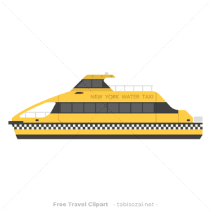 New York Water Taxi Free PNG Clipart